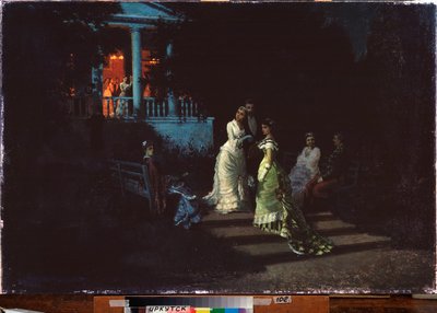 Un bal (Ball) - Målning av Ivan Svetenko, olja på duk av Ivan Svetenko