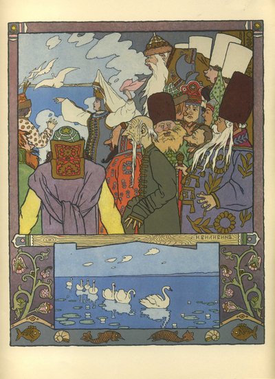 Ivan Tsarevich och grodprinsessan, 1901 av Ivan Yakovlevich Bilibin