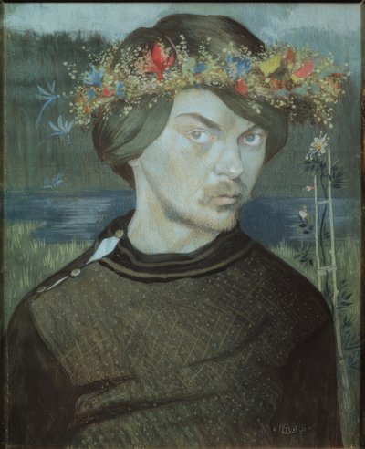 Självporträtt av Ivar Axel Henrik Arosenius