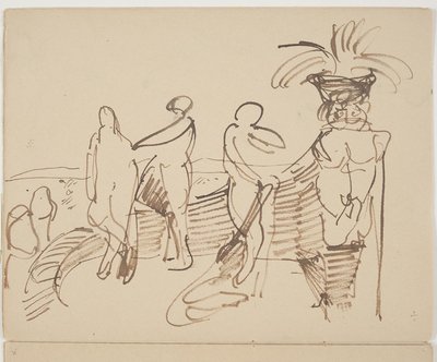 Figurkomposition I av J.A. Jerichau