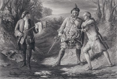Illustration för Rob Roy (gravyr) av J.B. (after) MacDonald