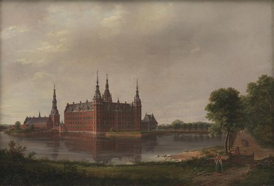 Frederiksborgs slott av Johan Christian Dahl