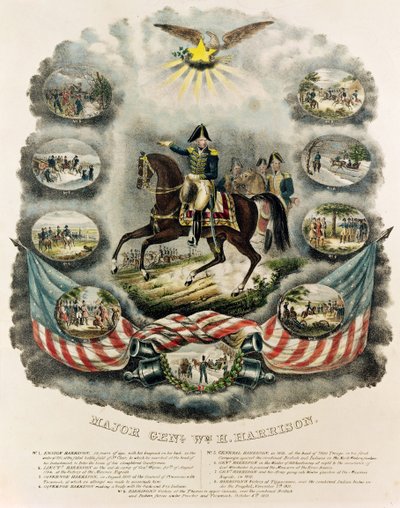 Generalmajor William Henry Harrison, ca 1813 av J.C. Richard
