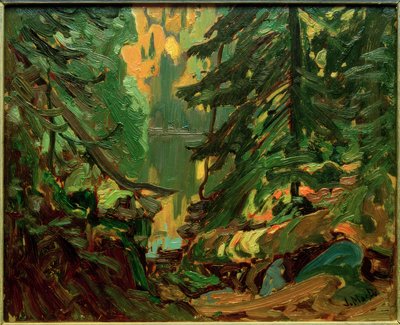 Nära Montreal Lake, Algoma av J.E.H. MacDonald