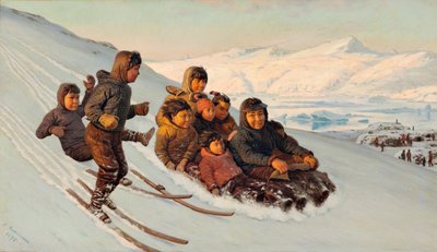 Vintertid på Grönland av J.E. Carl Rasmussen