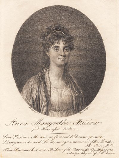 Anna Margrethe Bülow av J.F. Clemens