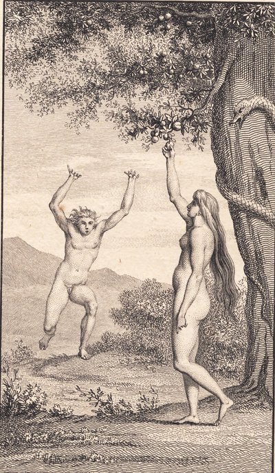 Illustration till Ewalds "Adam och Eva". III av J.F. Clemens
