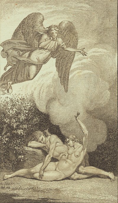 Illustration till Ewalds "Adam och Eva". I av J.F. Clemens