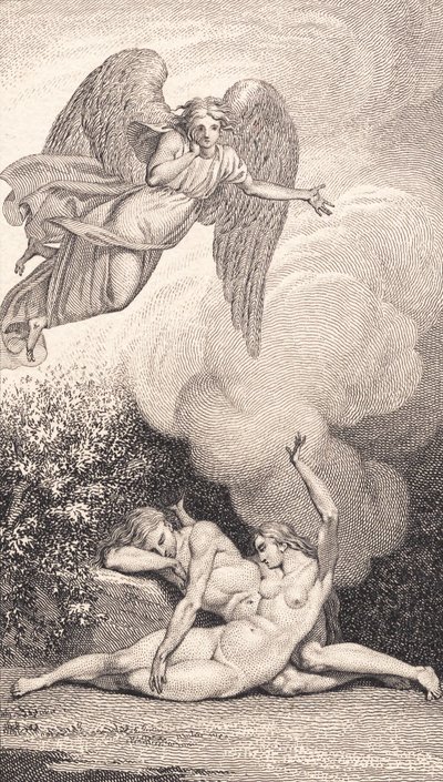 Illustration till Ewalds "Adam och Eva". I av J.F. Clemens