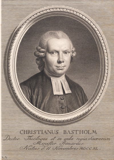 Kunglig biktfadern Christian Bastholm av J.F. Clemens