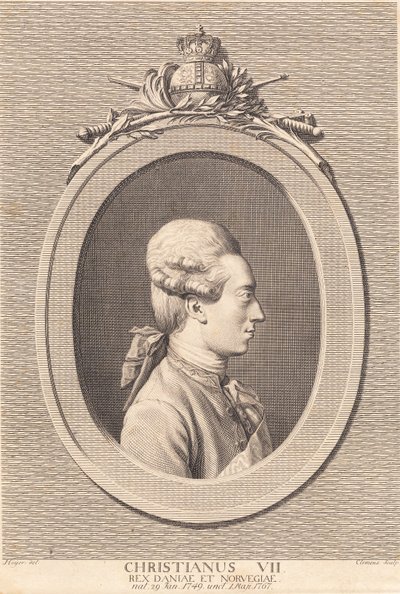 Kong Christian VII av J.F. Clemens
