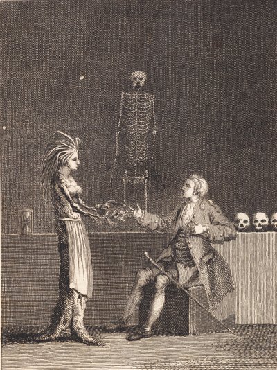 Niels Klim i anatomikammaren av J.F. Clemens