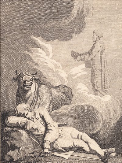 Niels Klim tror sig höra kontoristen i Fane Kirke. I av J.F. Clemens