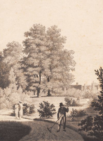 Nordfeldts trädgård av J.F. Clemens