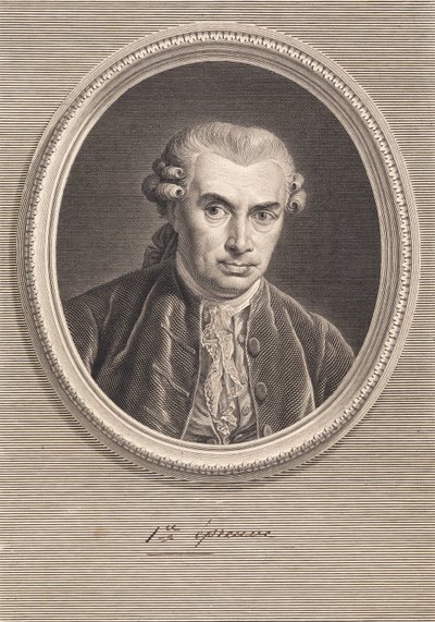 Porträtt av doktor Johan von Berger av J.F. Clemens