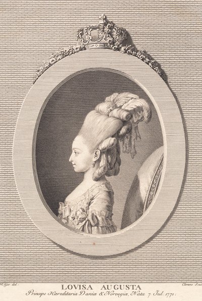 Prinsessan Louisa Augusta av J.F. Clemens