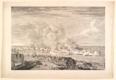 Slaget vid Reden den 2 april 1801 av J.F. Clemens