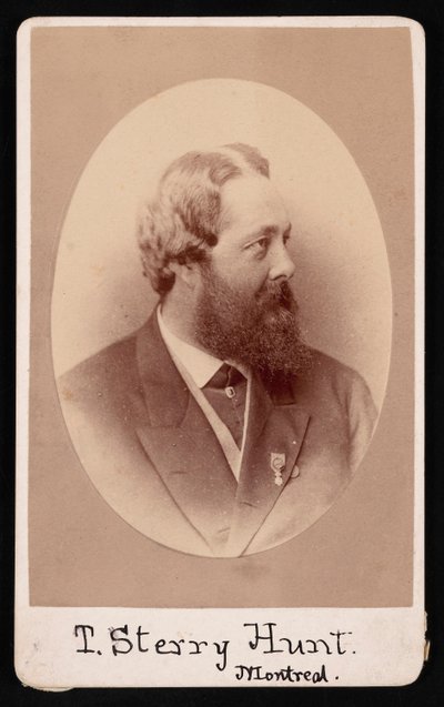 Porträtt av Thomas Sterry Hunt 1826-1892, före 1892. av JG Parks