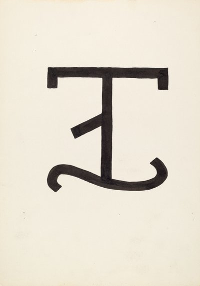 Boskapsmärke, ca. 1936. av J.Henry Marley