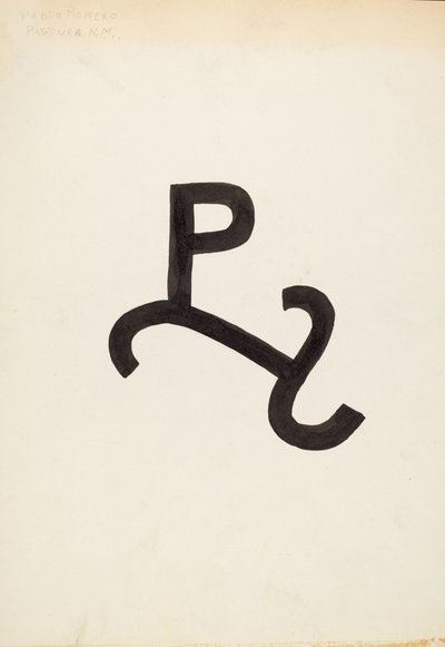 Boskapsmärke, ca. 1936. av J.Henry Marley