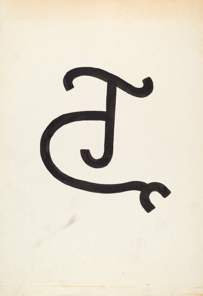 Boskapsmärke, ca. 1936. av J.Henry Marley