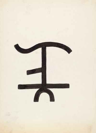 Boskapsmärke, ca. 1936. av J.Henry Marley
