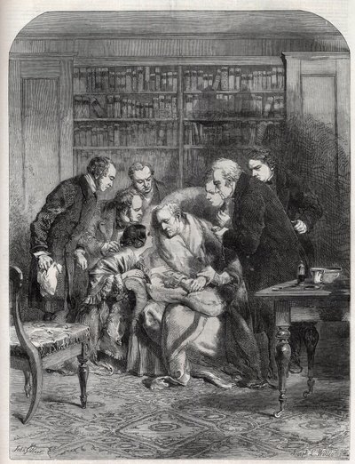 Last Moments of the Duke of Wellington (Arthur Wellesley av J.L. (after) Williams