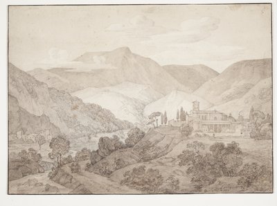 Cappucinerkloster i Spoleto av J.L. Lund