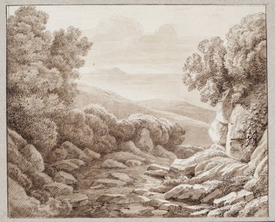 Landskap i Montenero av J.L. Lund