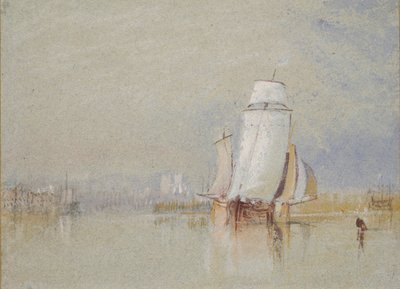 Lugn på Loire, 1832 av Joseph Mallord William Turner
