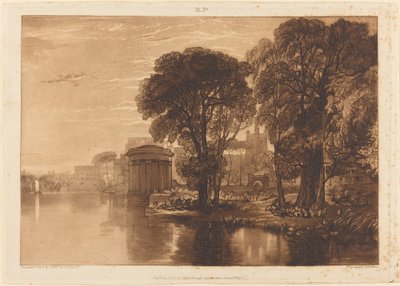 Isleworth, publicerad 1819. av Joseph Mallord William Turner