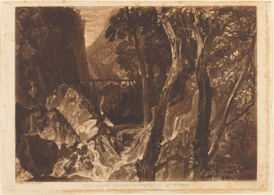 Bruk nära Grand Chartreuse, publicerad 1816. av Joseph Mallord William Turner