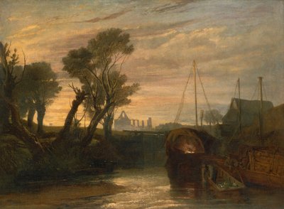 Newark Abbey, mellan 1806 och 1807. av Joseph Mallord William Turner