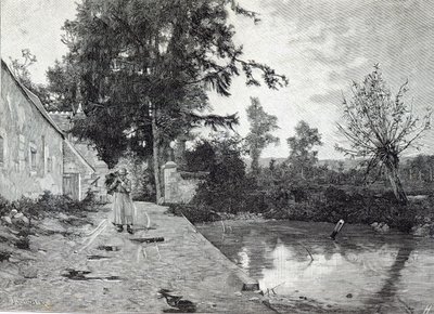 Efter regnet, från Leisure Hour, 1888 av J.M. Barnsley