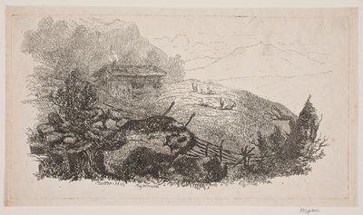 Bergsdel vid Meiringen av J.P. Møller