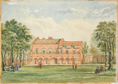 Old Forth House, Newcastle (kroppsfärg, penna och wc ombord) av J.R. Dewar