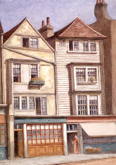 Clerkenwell Coffee House, Clerkenwell Green, Finsbury, London, 1871 av JT Wilson