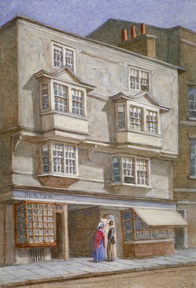 Coleman Street, City of London, 1868. av JT Wilson
