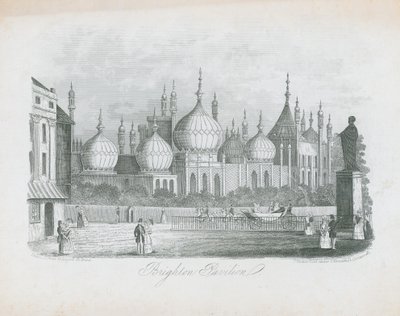 Översikt över Brighton Pavilion av J.T. Wood