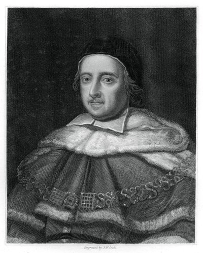 Sir Matthew Hale, Lord Chief Justice of England, 1834. av J.W. Cook