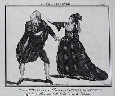 "Hark the dystre bell tolls out for death", scen från "Venice Presevr