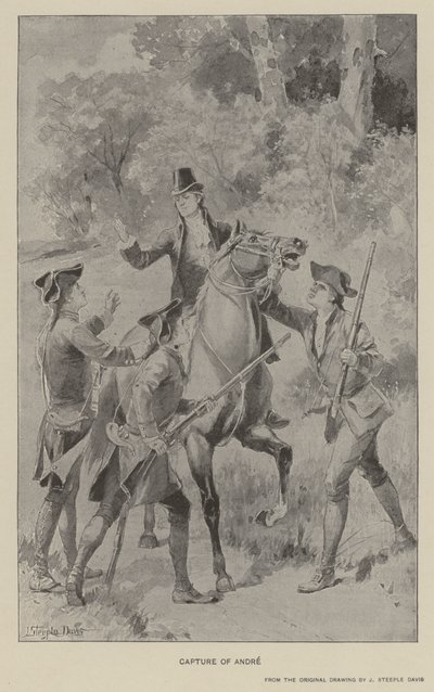 Tillfångatagande av Andre (litho) av J. (after) Steeple Davis