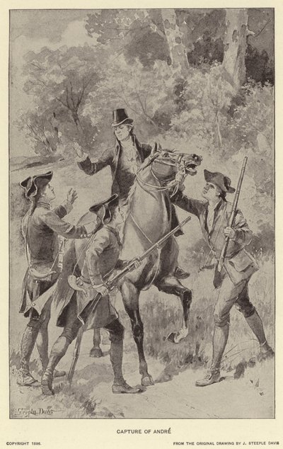 Capture of Andre (litho) av J. (after) Steeple Davis