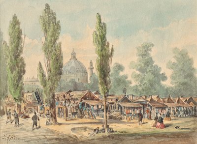 Den gamla tandelmarknaden i Wien av J. A. Störr