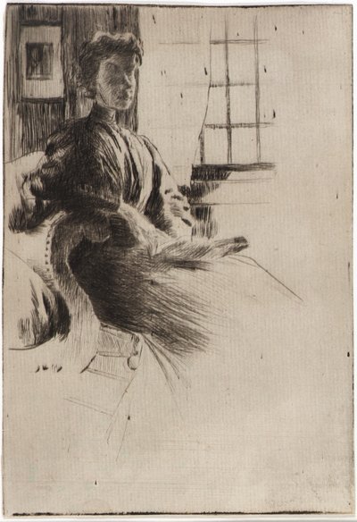 Vid fönstret av J. Alden Weir