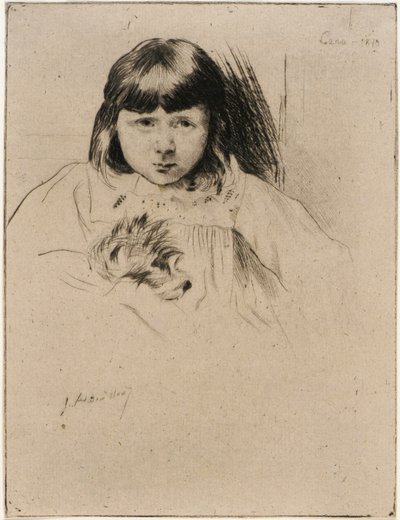 Gyp och zigenaren av J. Alden Weir