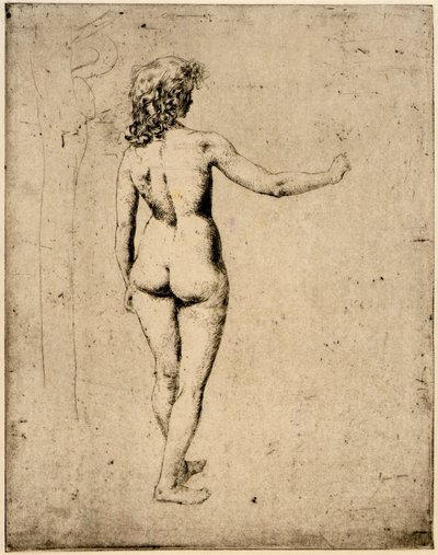 Studie av nakenbilder av J. Alden Weir
