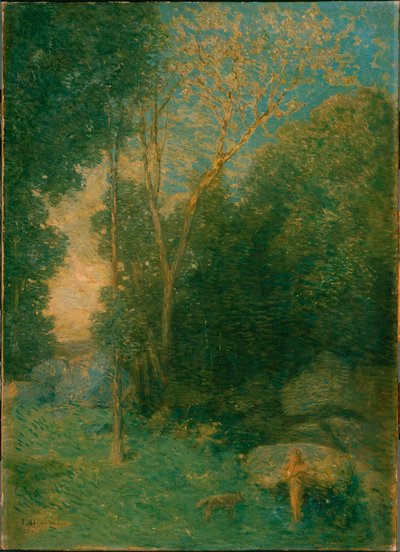 Pan och vargen av J. Alden Weir