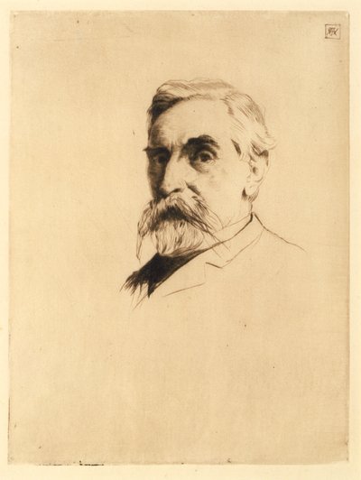 Porträtt av Robert Weir av J. Alden Weir