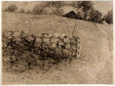 The Barn Lot av J. Alden Weir